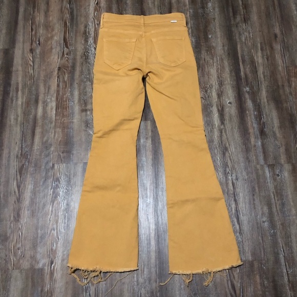 Mother The Weekender Fray Jeans Women's 25 Raw Hem in Play Date Wash Bootcut - Picture 7 of 9